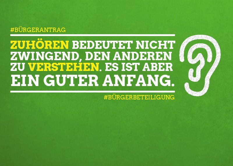 Wir schenken Euch unser GRÜNES OHR!