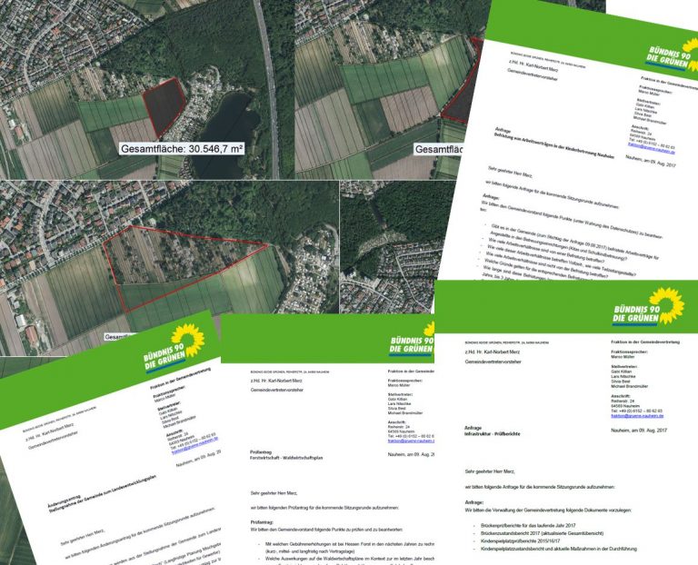 Anträge und Anfragen zur Sitzungsrunde