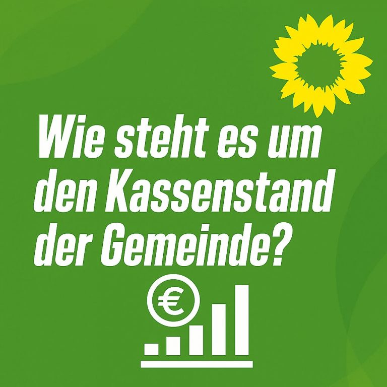Wie steht es um den Kassenstand der Gemeinde?