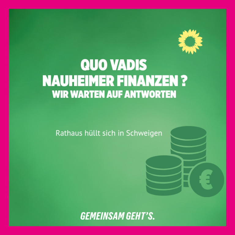 Anfrage zur Finanzlage der Gemeinde bleibt weiterhin unbeantwortet