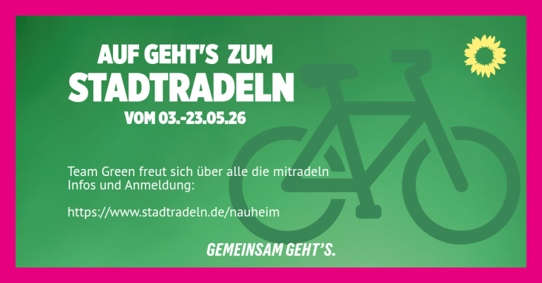 Auf geht’s zum STADTRADELN 2026 in Nauheim